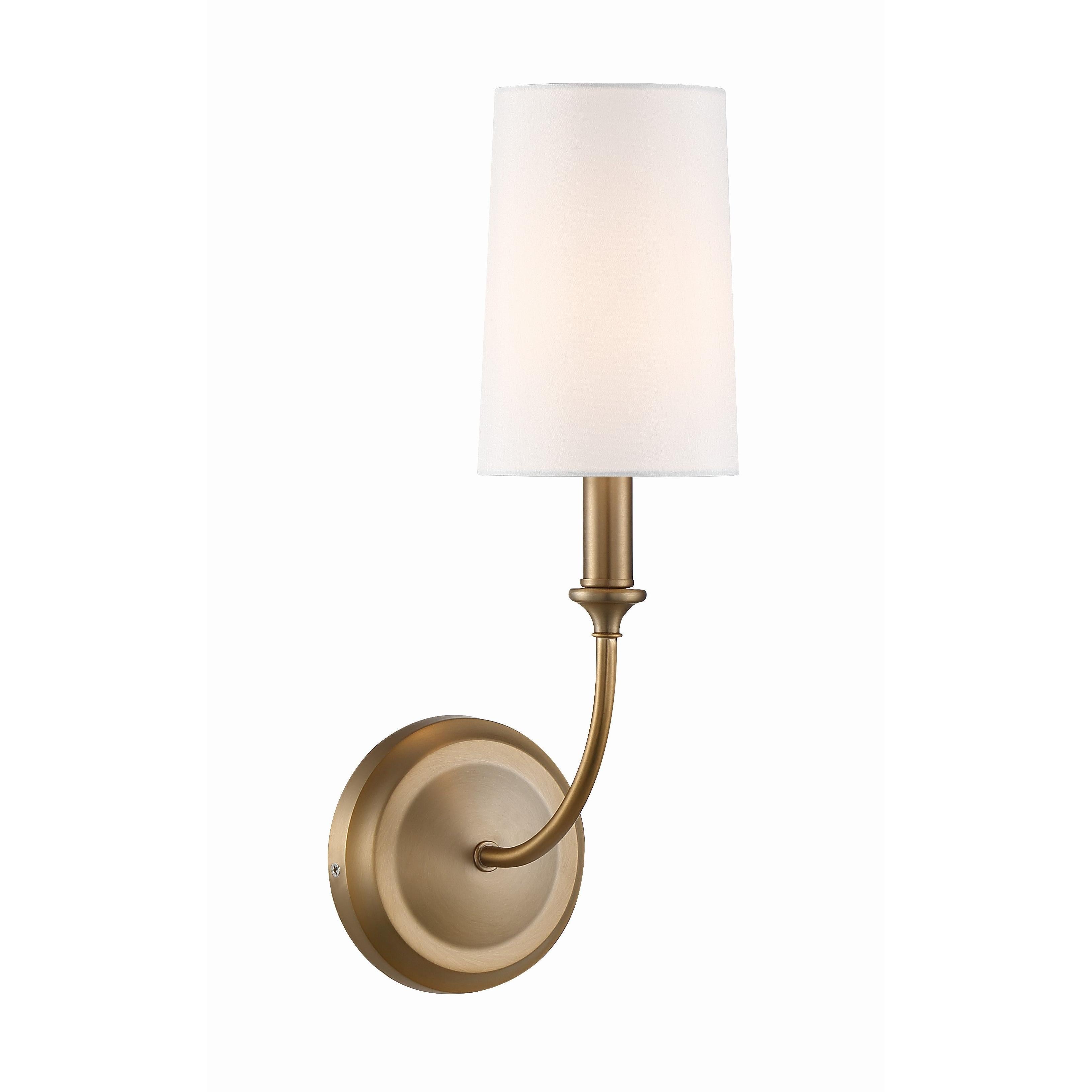Crystorama Sylvan 2241-VG – 4.75 Inch – 1 Light – Sconce – Vibrant Gold – Damp Rated