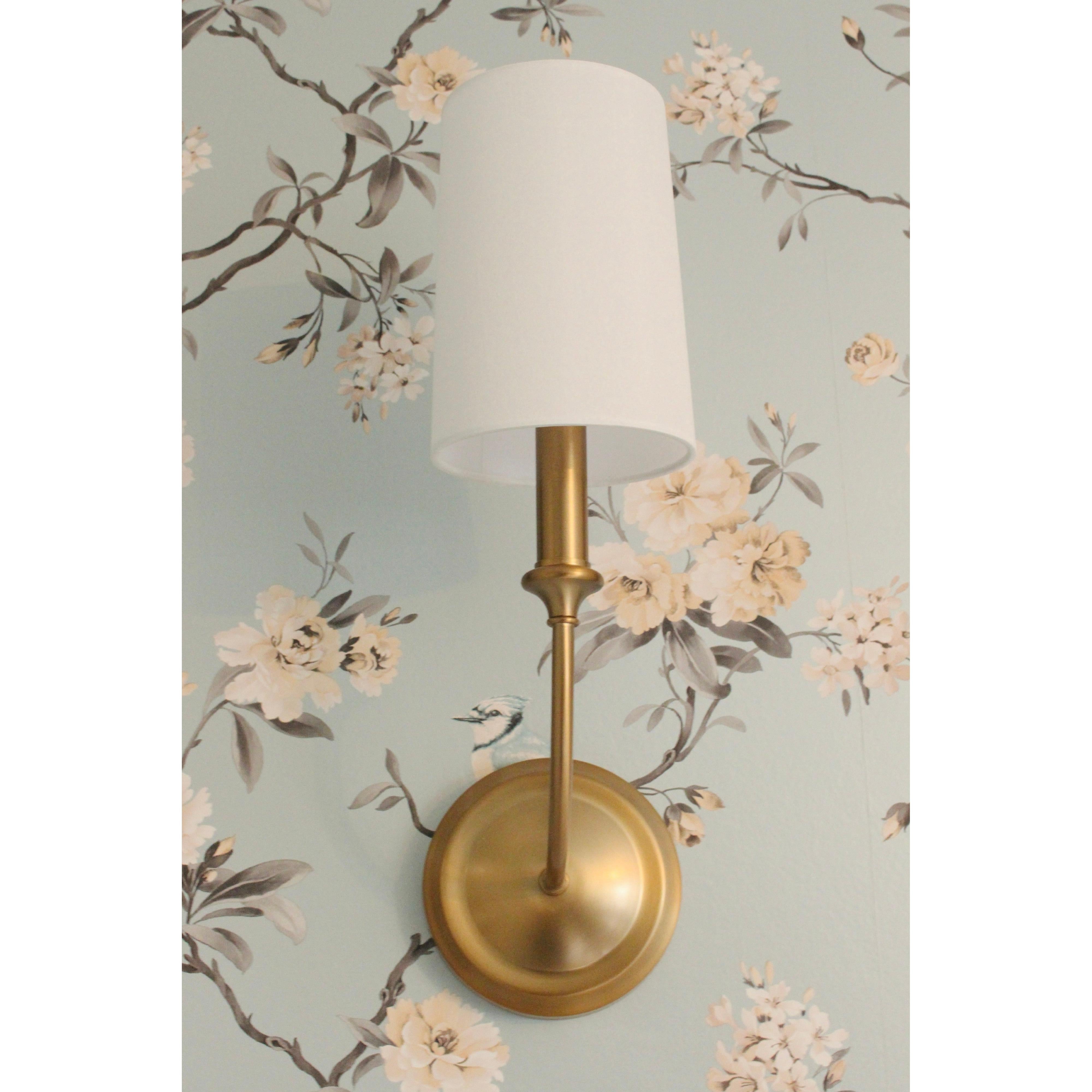 Crystorama Sylvan 2241-VG – 4.75 Inch – 1 Light – Sconce – Vibrant Gold – Damp Rated