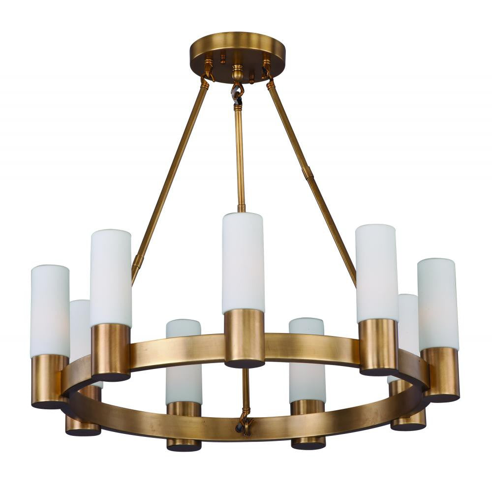 Maxim Lighting CONTESSA 22418SWNAB Chandelier Contemporary - Brass