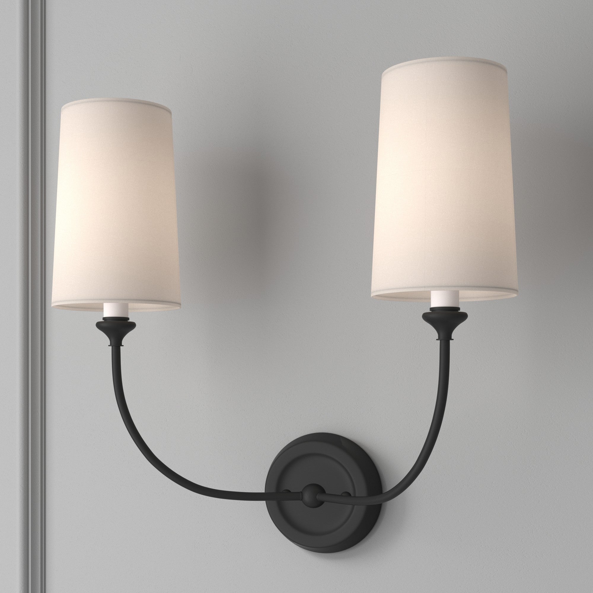 Crystorama Sylvan 2242-DB – 15.5 Inch – 2 Light – Sconce – Dark Bronze – Dry Rated
