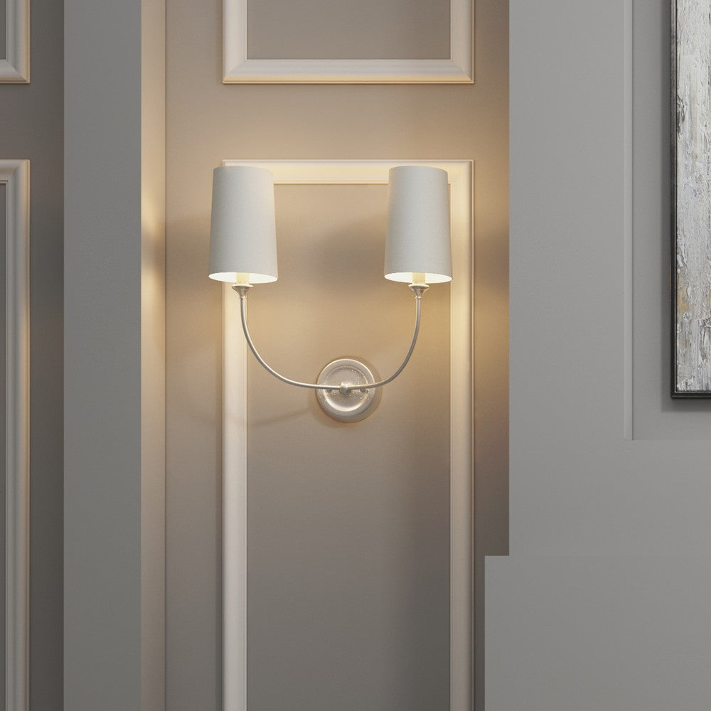 Crystorama SYLVAN 2242-PN Sconce Contemporary - Polished Nickel