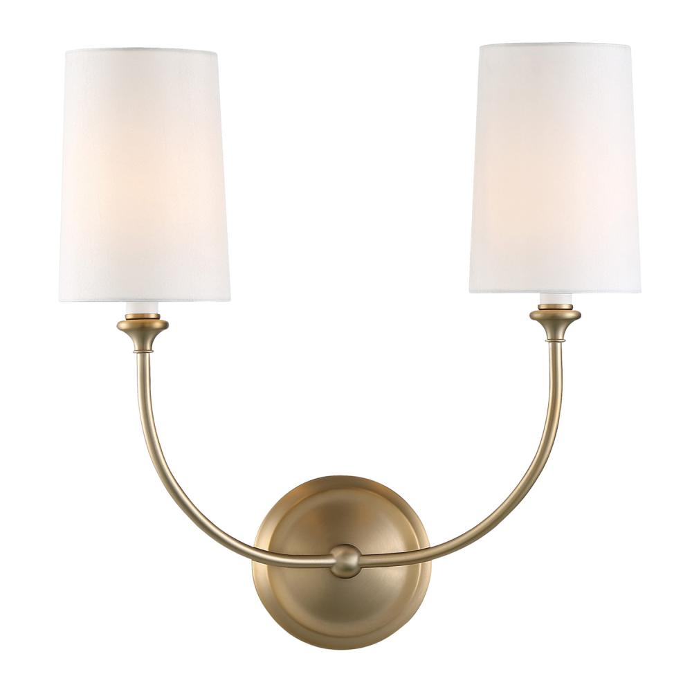 Crystorama SYLVAN 2242-VG Sconce Contemporary - Vibrant Gold