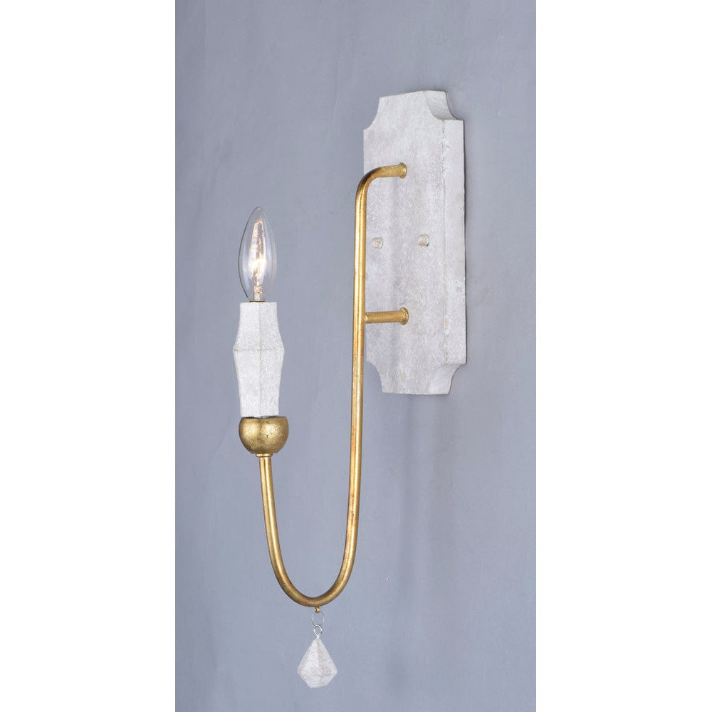 Maxim Lighting CLAYMORE 22432CSTGL Sconce Country Rustic - Gold