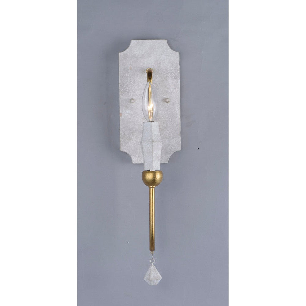 Maxim Lighting CLAYMORE 22432CSTGL Sconce Country Rustic - Gold