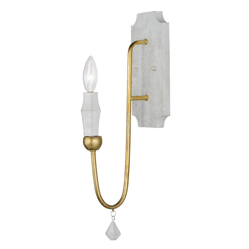 Claymore 4.75 Wall Sconce - Claystone / Gold Leaf