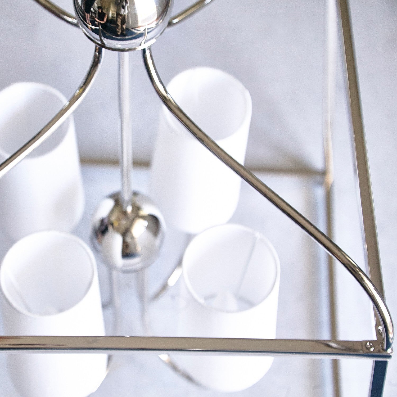 Crystorama Sylvan 2244-PN – 21.5 Inch – 4 Light – Chandelier – Polished Nickel – Dry Rated