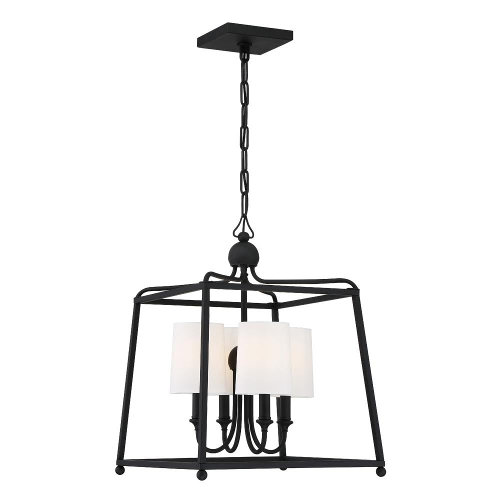 Crystorama SYLVAN 2245-BF Chandelier Contemporary - Black Forged