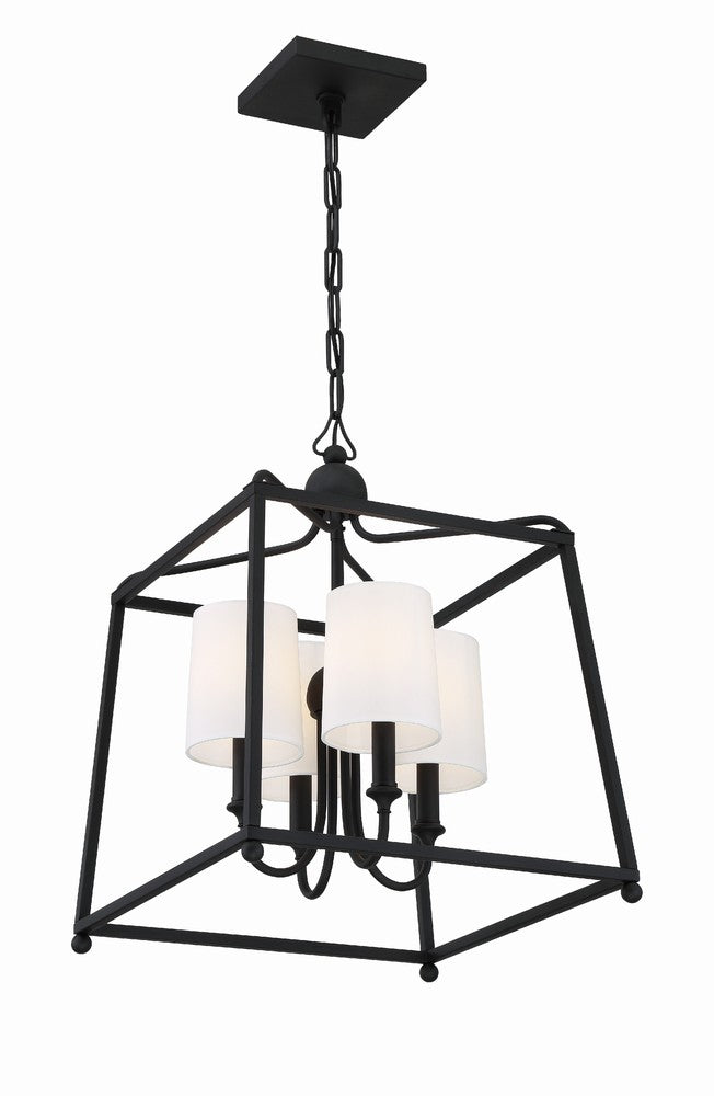 Crystorama SYLVAN 2245-BF Chandelier Contemporary - Black Forged