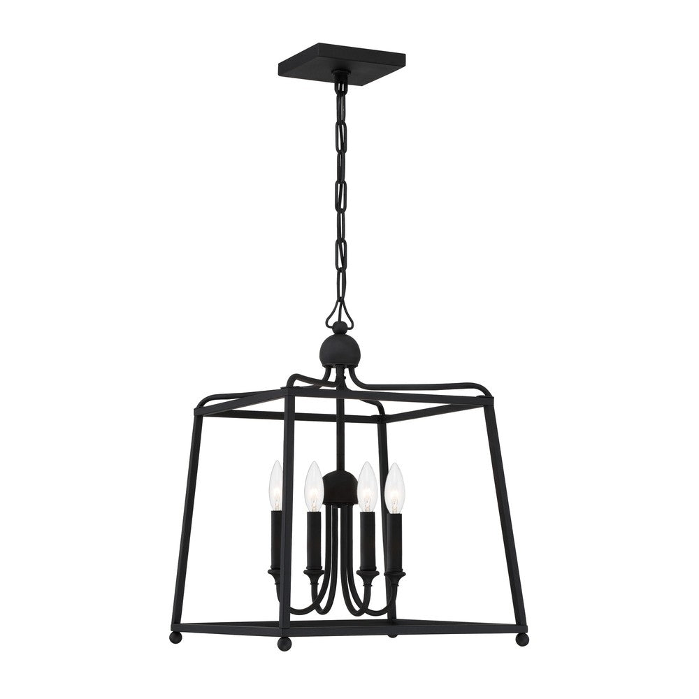 Crystorama SYLVAN 2245-BF Chandelier Contemporary - Black Forged