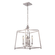 Crystorama Sylvan 2245-PN_NOSHADE – 16 Inch – 4 Light – Chandelier – Polished Nickel – Dry Rated