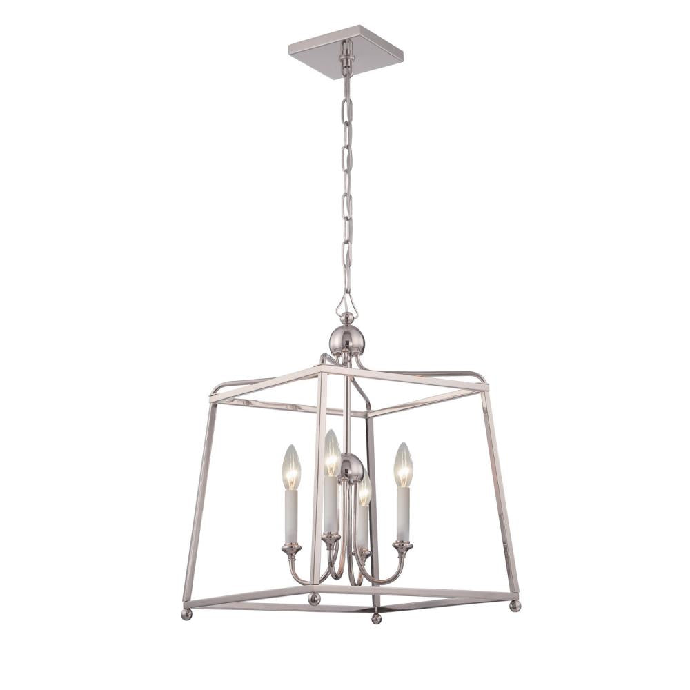 Crystorama SYLVAN 2245-PN_NOSHADE Chandelier Contemporary - Polished Nickel