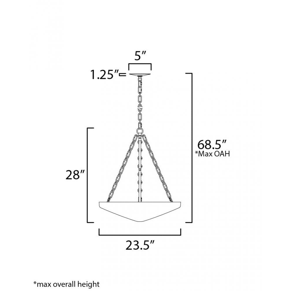 Maxim Lighting ARTEMIS 22456WTNAB Foyer - Brass