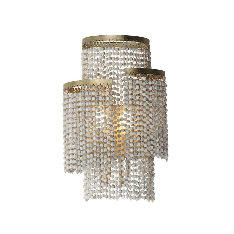 Maxim Lighting 22460WWDGS Fontaine 10 Wall Sconce - Golden Silver