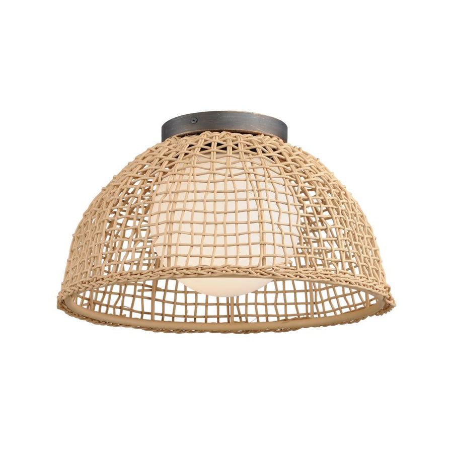 Maxim Lighting 22470NAANB Cestino 15.75 Inch Flush Mount Light – Antique Bronze