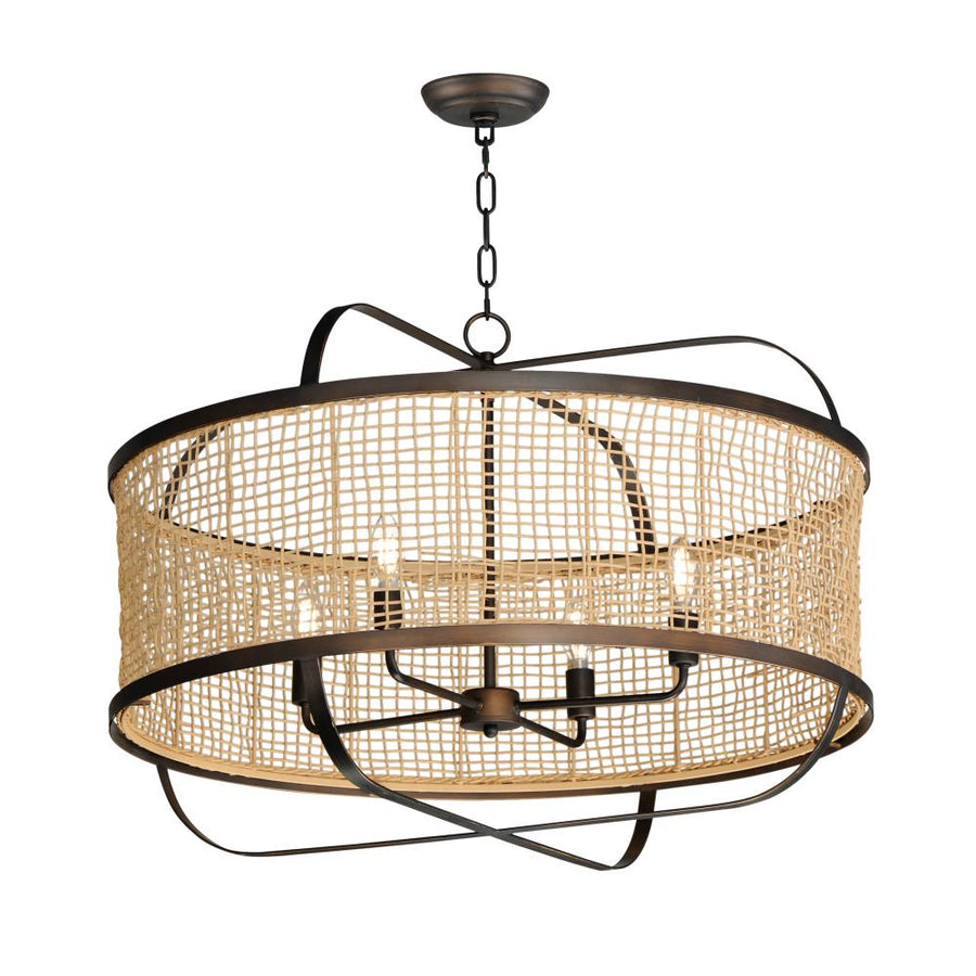 Cestino 3 Inch Chandelier – Antique Bronze