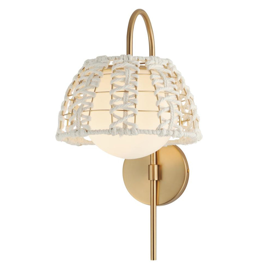 Maxim Lighting 22481SWGLD Macrame 10.5 Wall Sconce - Gold
