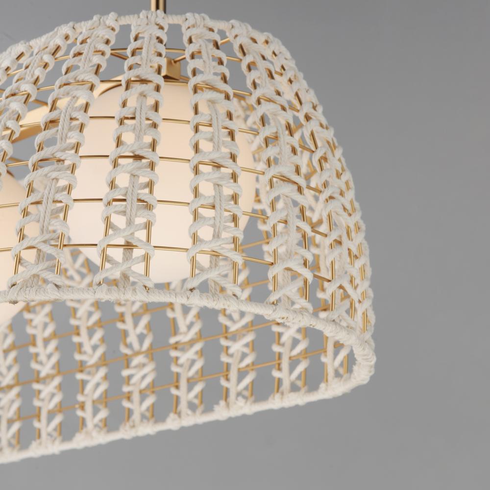 Maxim Lighting MACRAME 22483SWGLD Pendant - Gold