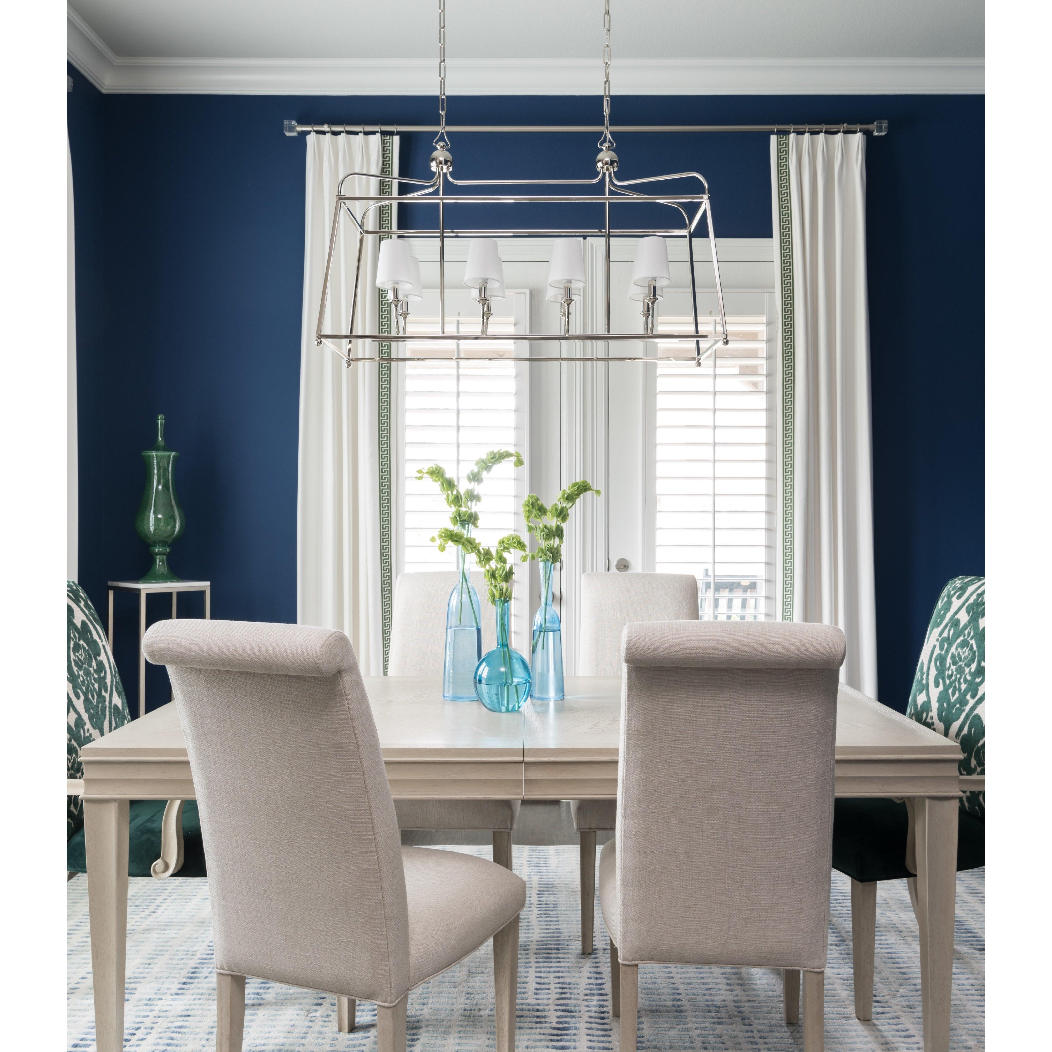 Crystorama Sylvan 2249-PN – 42 Inch – 8 Light – Chandelier – Polished Nickel – Dry Rated