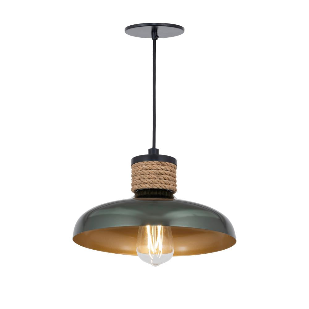 Bingham 9.75 Inch Semi Flush Mount Light – June Bug
