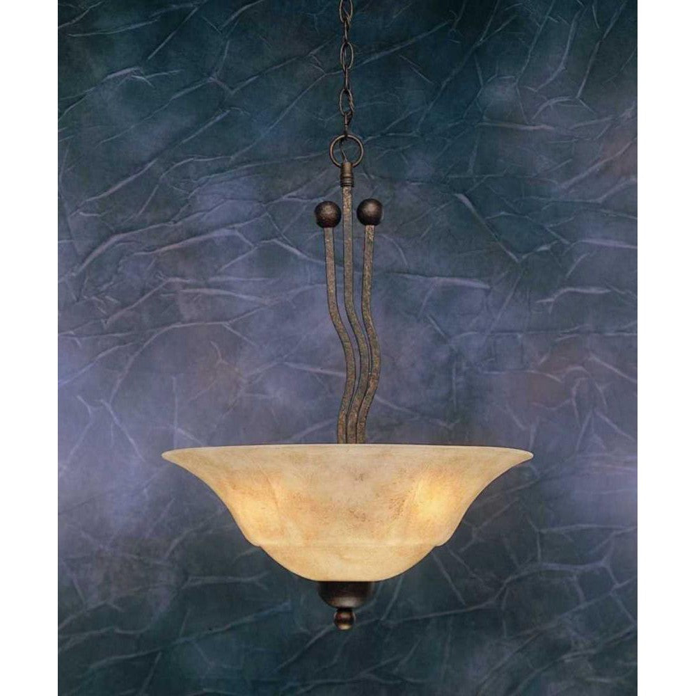 Toltec Company WAVE 224-BRZ-53818 Pendant Traditional - Bronze