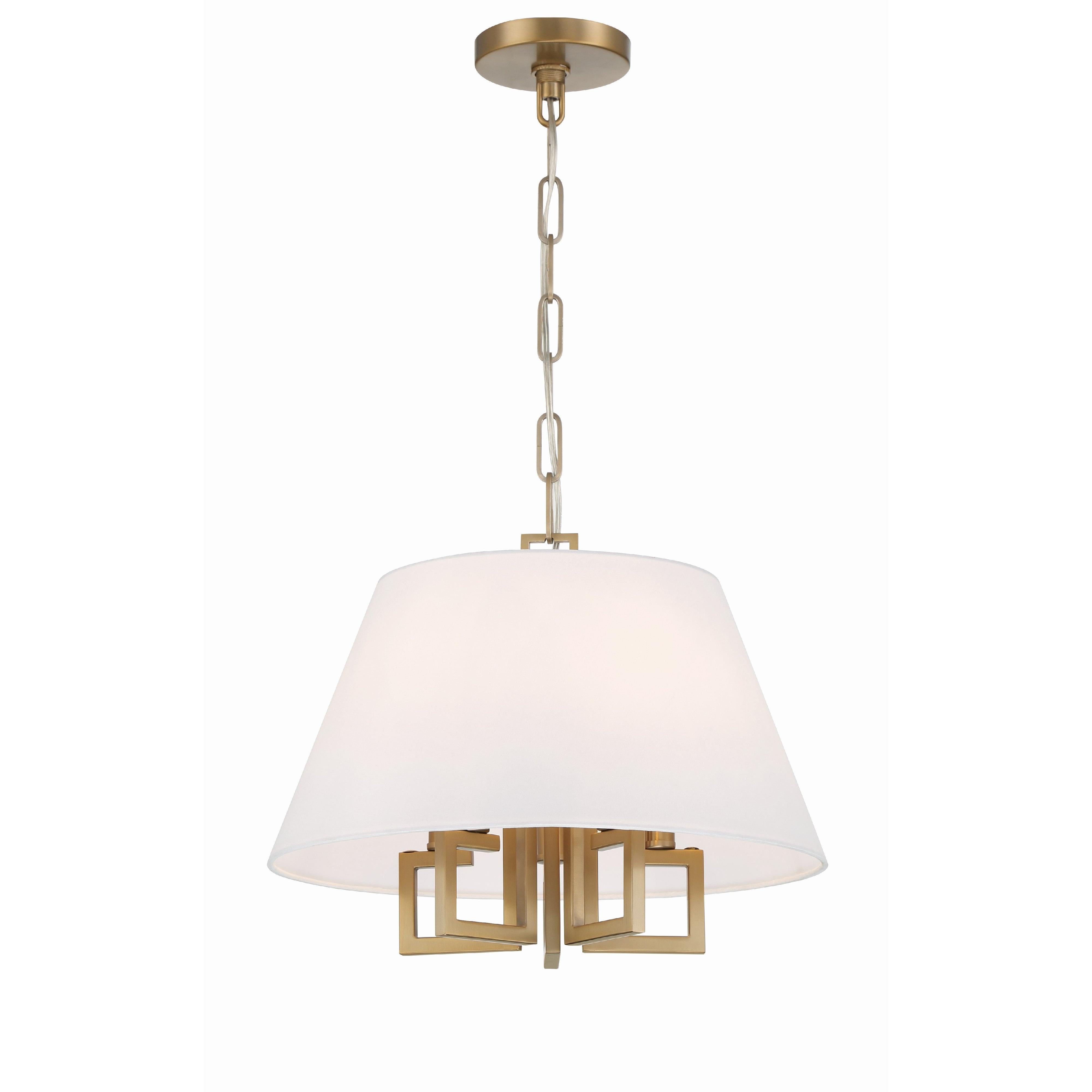 Crystorama Westwood 2255-VG – 16 Inch – 5 Light – Pendant Light – Vibrant Gold – Dry Rated