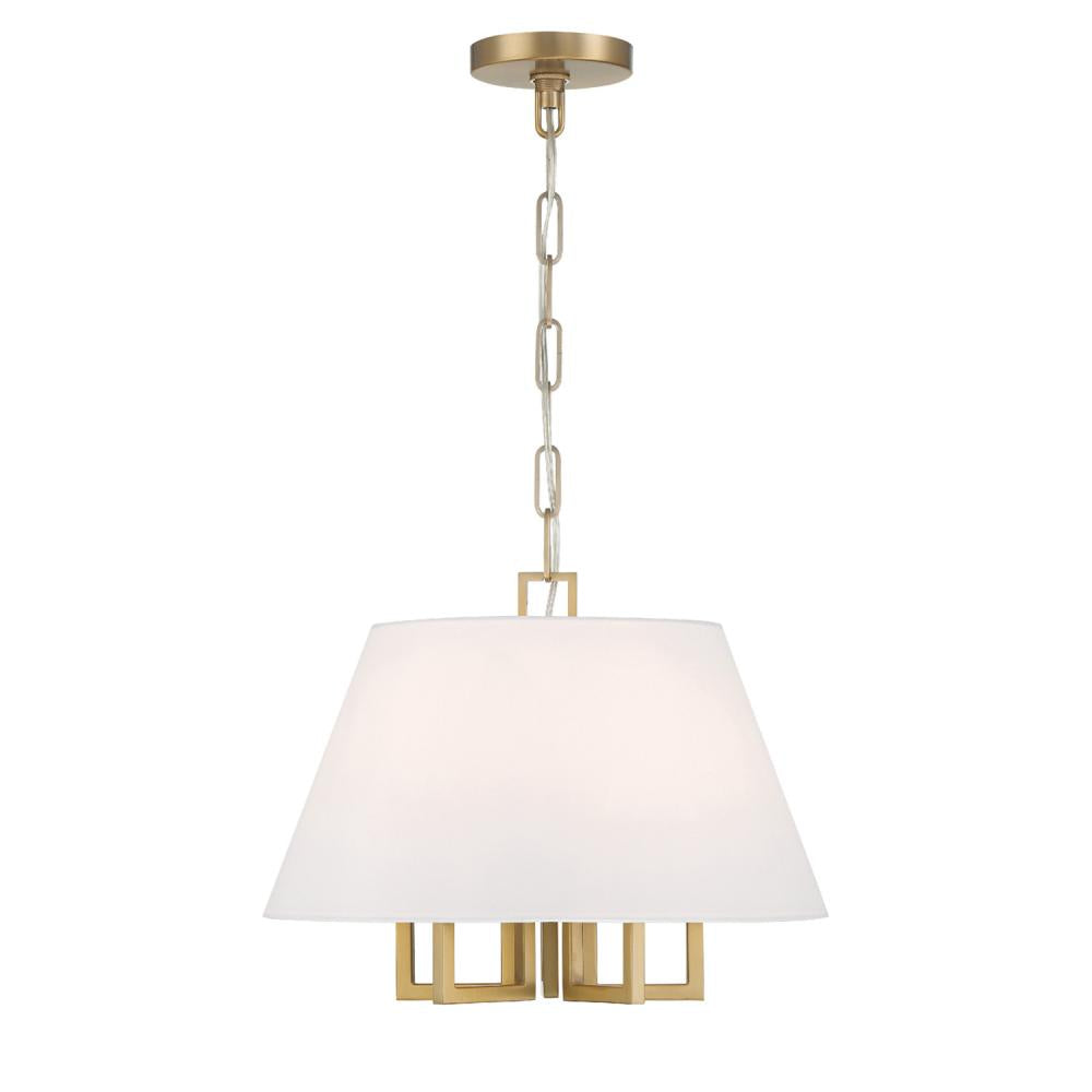 Crystorama WESTWOOD 2255-VG Mini Chandelier Modern - Vibrant Gold