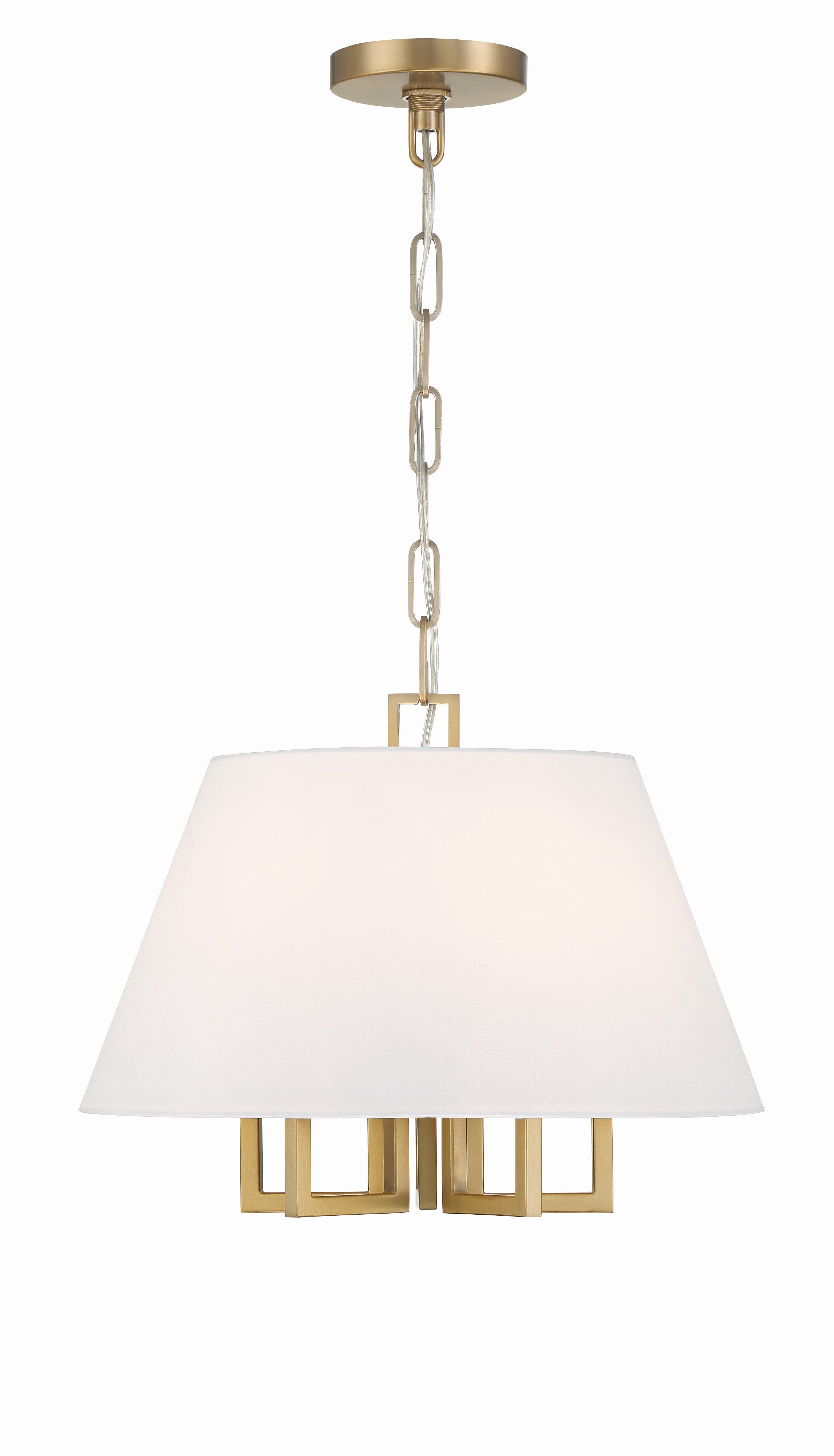 Crystorama Westwood 2255-VG – 16 Inch – 5 Light – Pendant Light – Vibrant Gold – Dry Rated