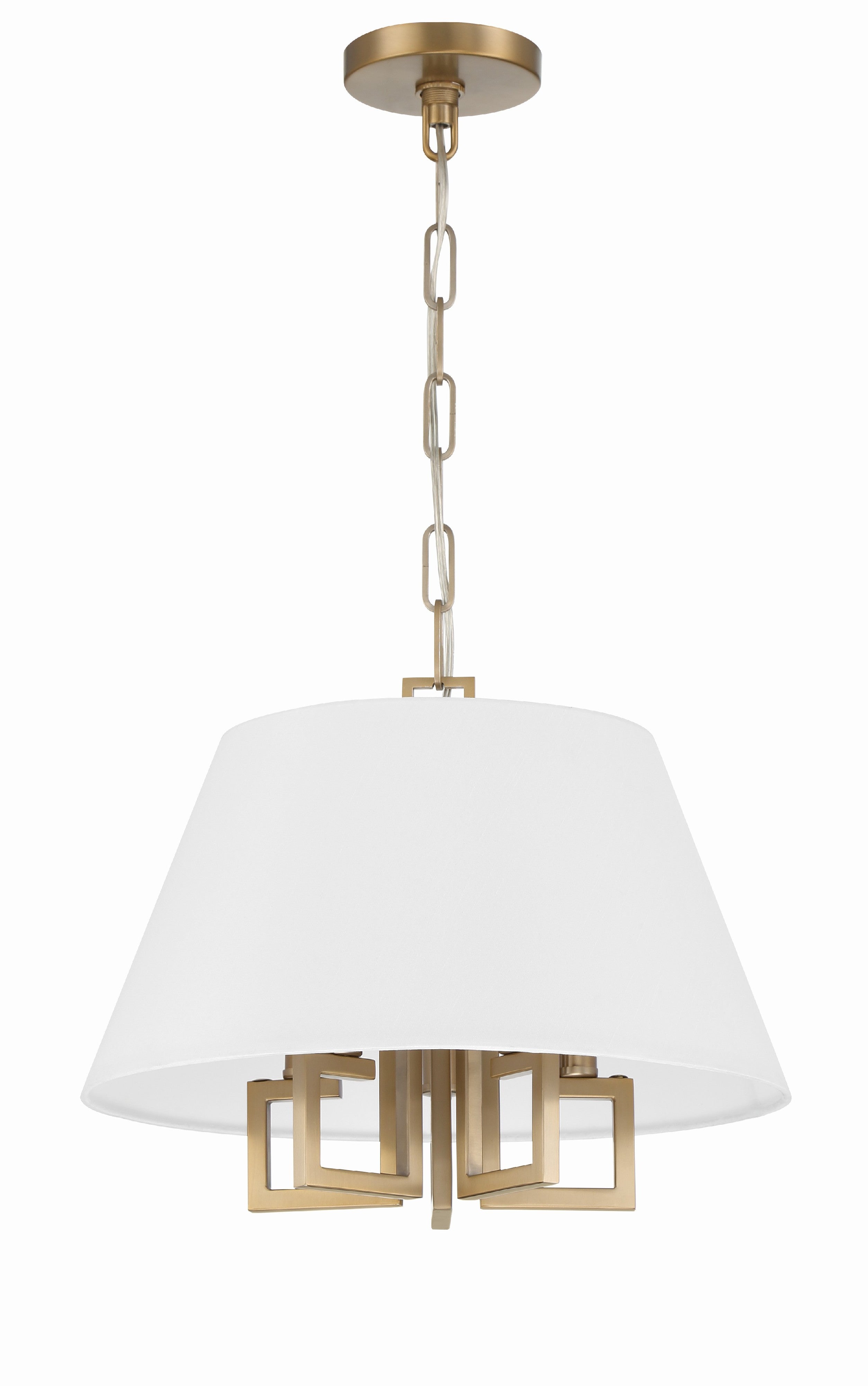 Crystorama Westwood 2255-VG – 16 Inch – 5 Light – Pendant Light – Vibrant Gold – Dry Rated