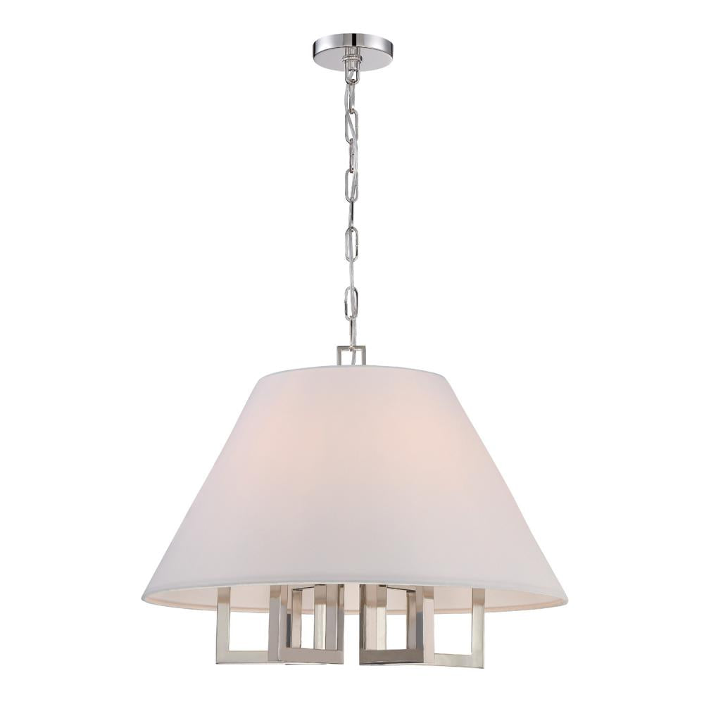 Crystorama WESTWOOD 2256-PN Chandelier Modern - Polished Nickel