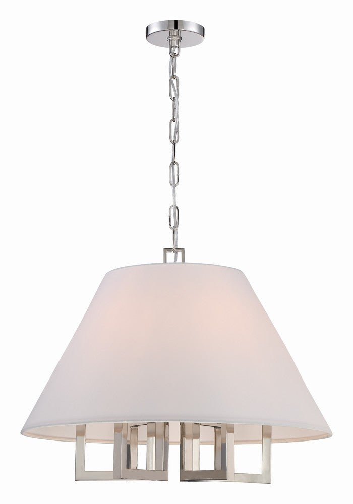 Crystorama WESTWOOD 2256-PN Chandelier Modern - Polished Nickel