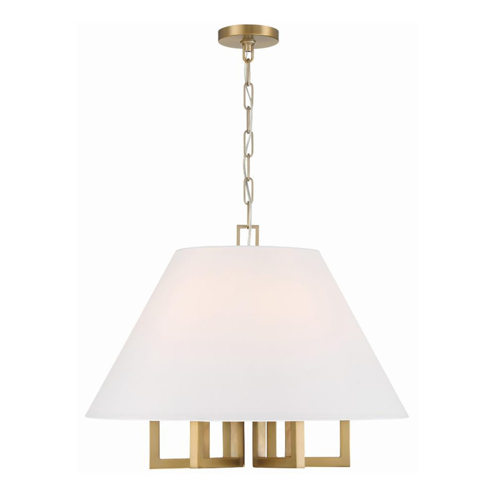 Crystorama WESTWOOD 2256-VG Chandelier Modern - Vibrant Gold