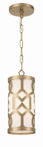 Crystorama Jennings 2260-AG – 6.25 Inch – 1 Light – Pendant Light – Aged Brass – Dry Rated