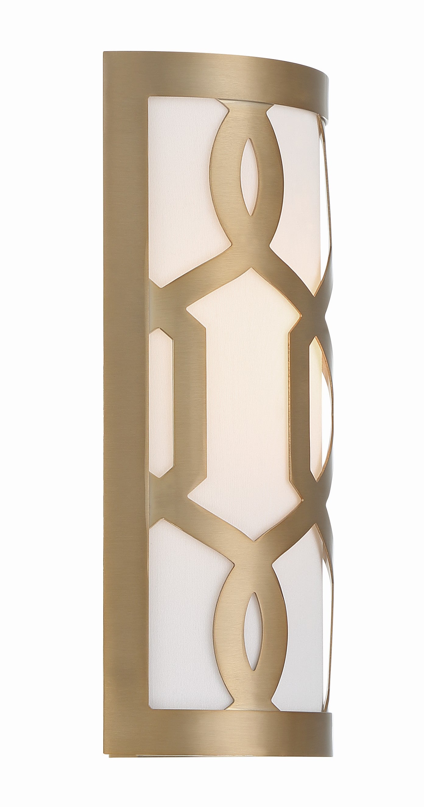 Crystorama Jennings 2262-AG – 6.5 Inch – 1 Light – Sconce – Aged Brass – Damp Rated