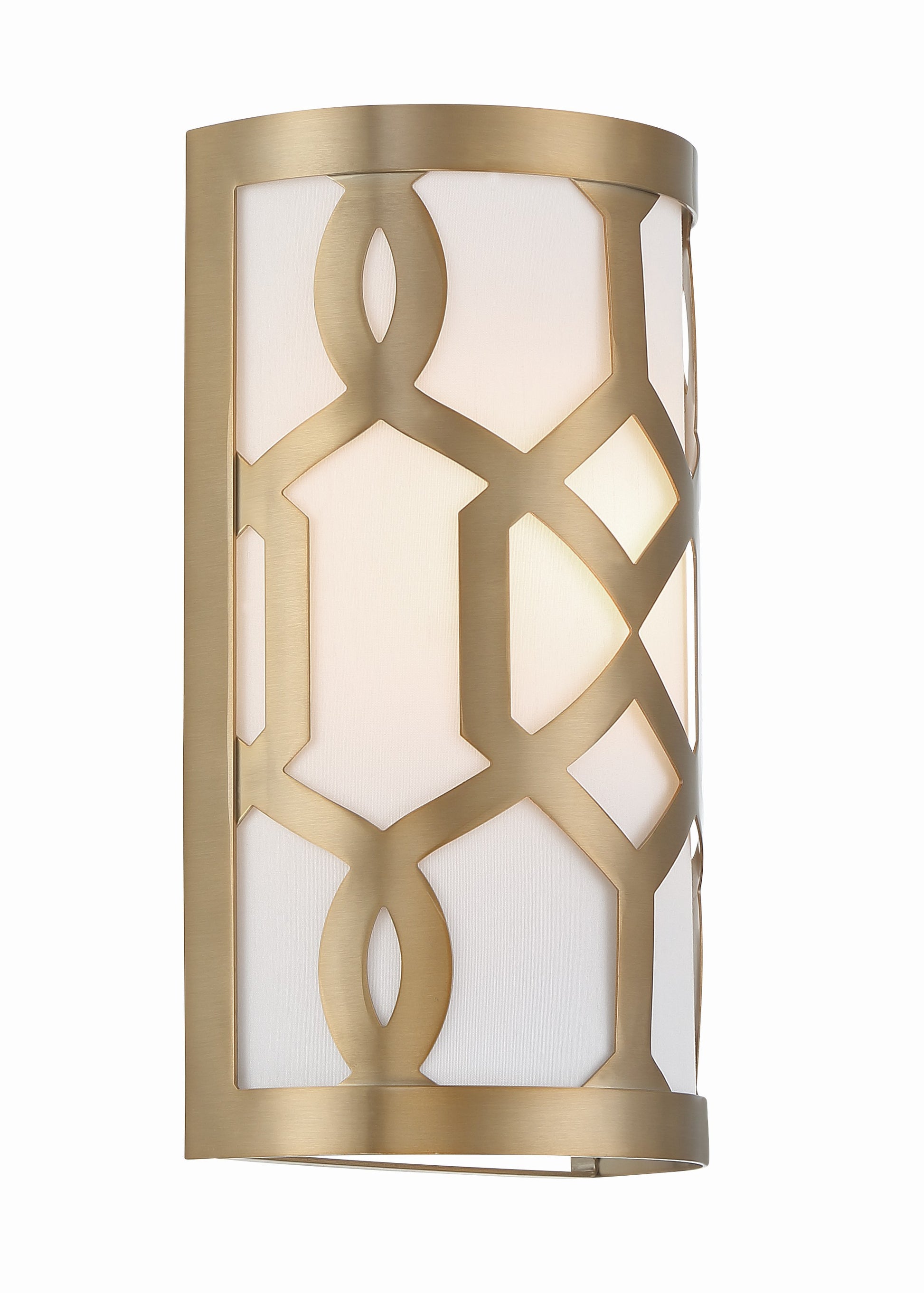 Crystorama Jennings 2262-AG – 6.5 Inch – 1 Light – Sconce – Aged Brass – Damp Rated