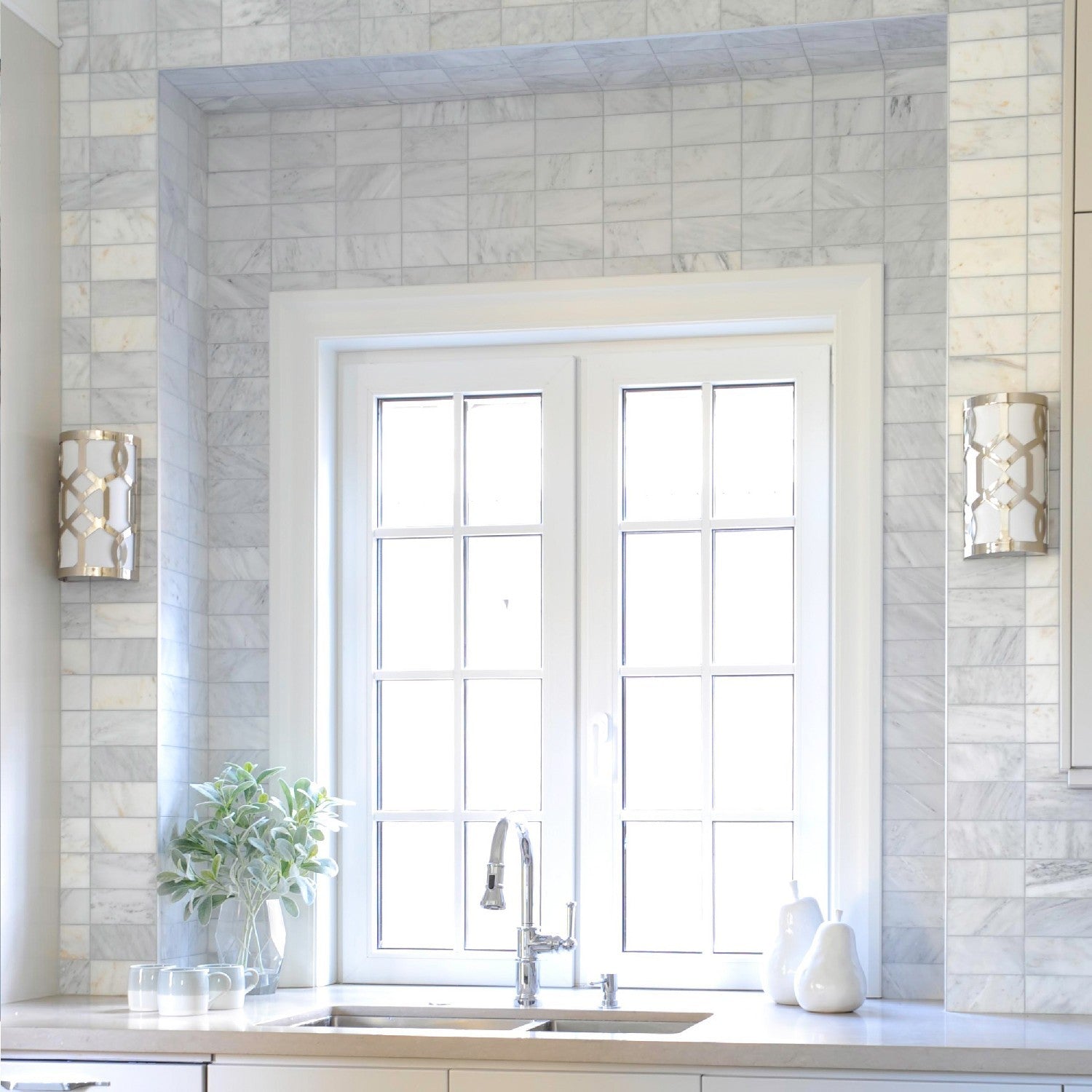 Crystorama Jennings 2262-PN – 6.5 Inch – 1 Light – Sconce – Polished Nickel – Damp Rated