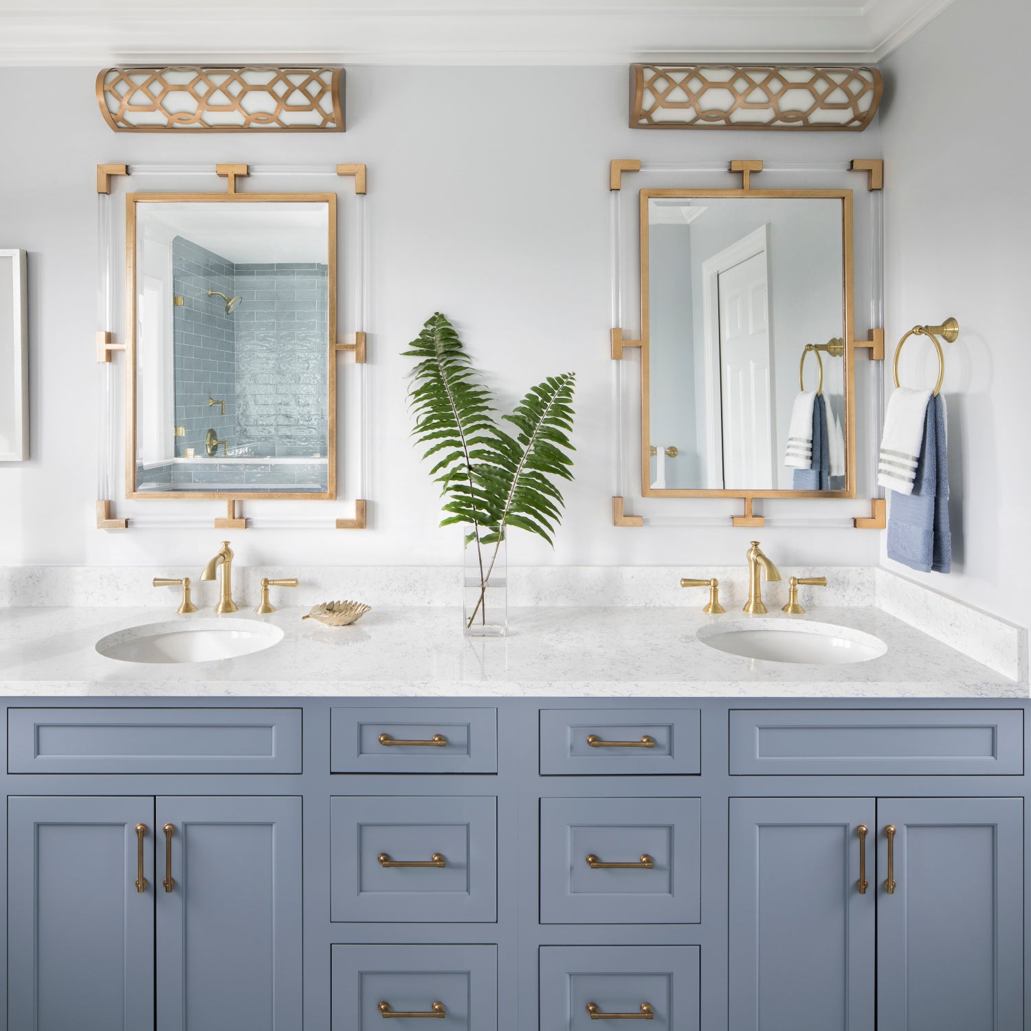 Crystorama Jennings 2264-AG-LED – 24 Inch – Bath Vanity Light – Aged Brass – Damp Rated