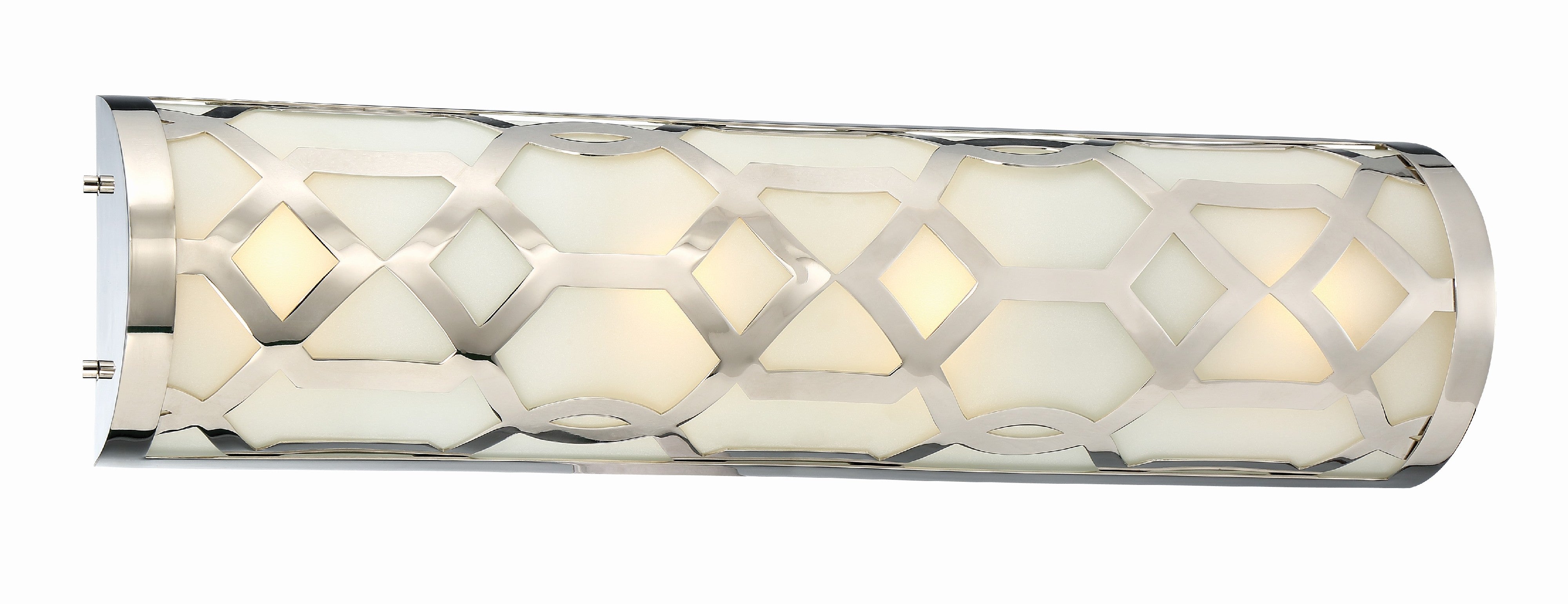 Crystorama Jennings 2264-PN-LED – 24 Inch – Bath Vanity Light – Polished Nickel – Damp Rated