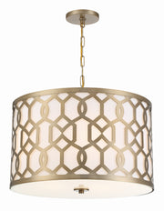 Crystorama Jennings 2266-AG – 24.25 Inch – 5 Light – Pendant Light – Aged Brass – Dry Rated