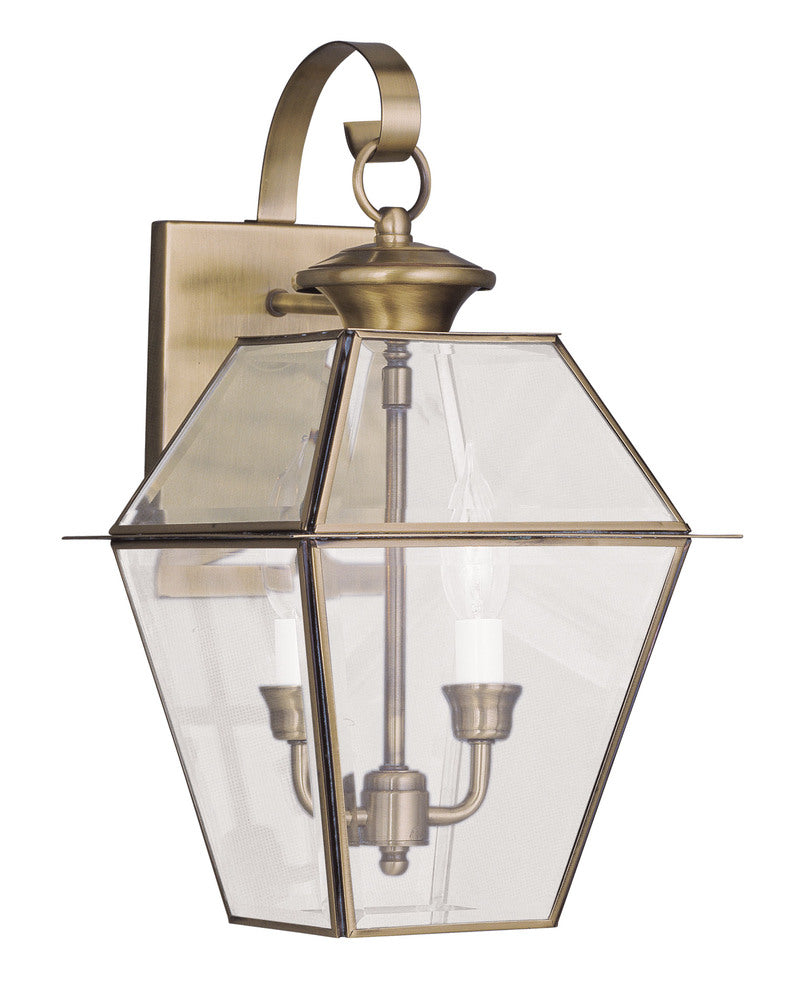 Livex Lighting WESTOVER 2281-01 Exterior Americana - Antique Brass