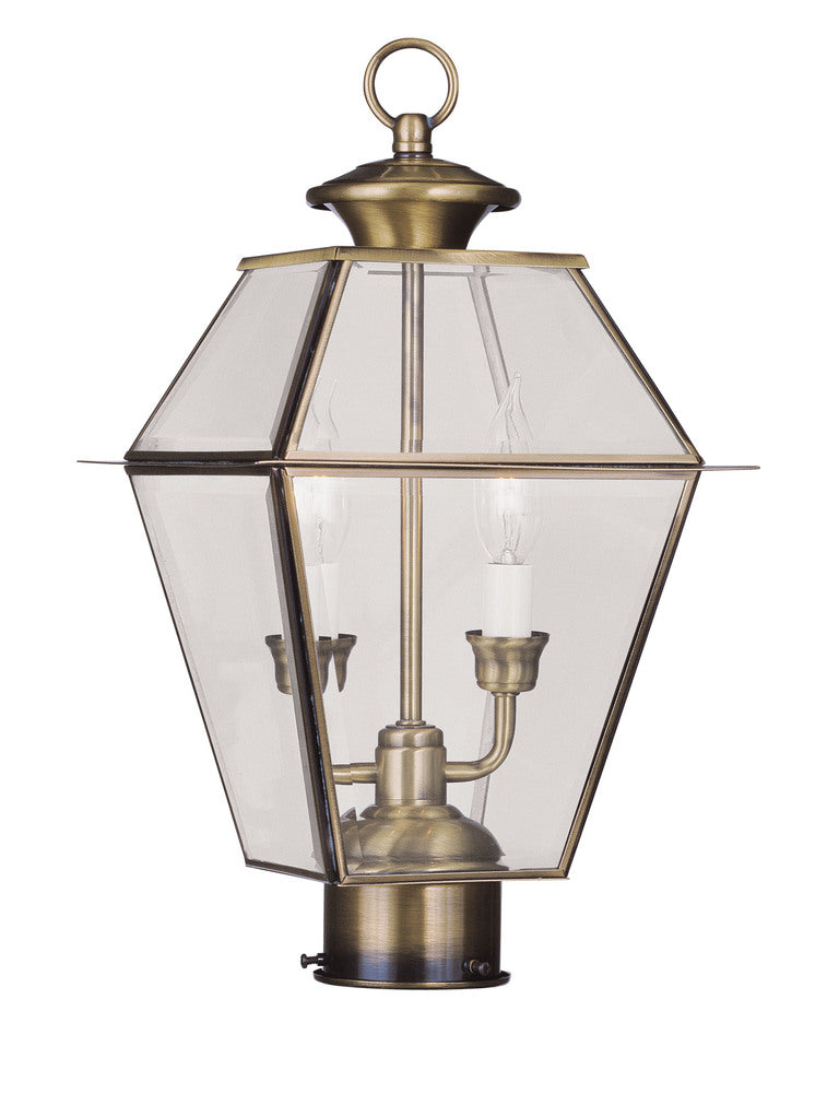 Livex Lighting WESTOVER 2284-01 Exterior Americana - Antique Brass