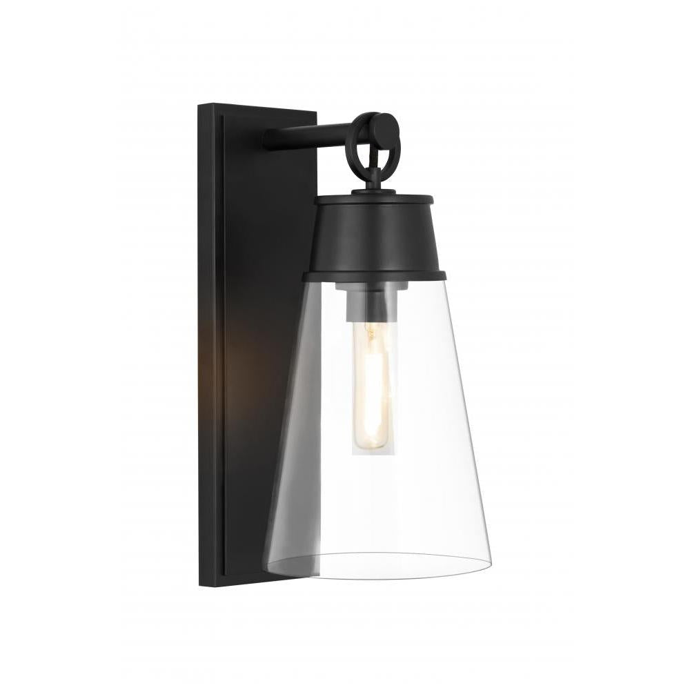 1 Light Wall Sconce-Clear