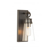 1 Light Wall Sconce-Clear