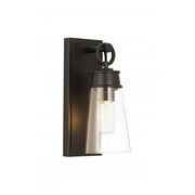 1 Light Wall Sconce-Clear