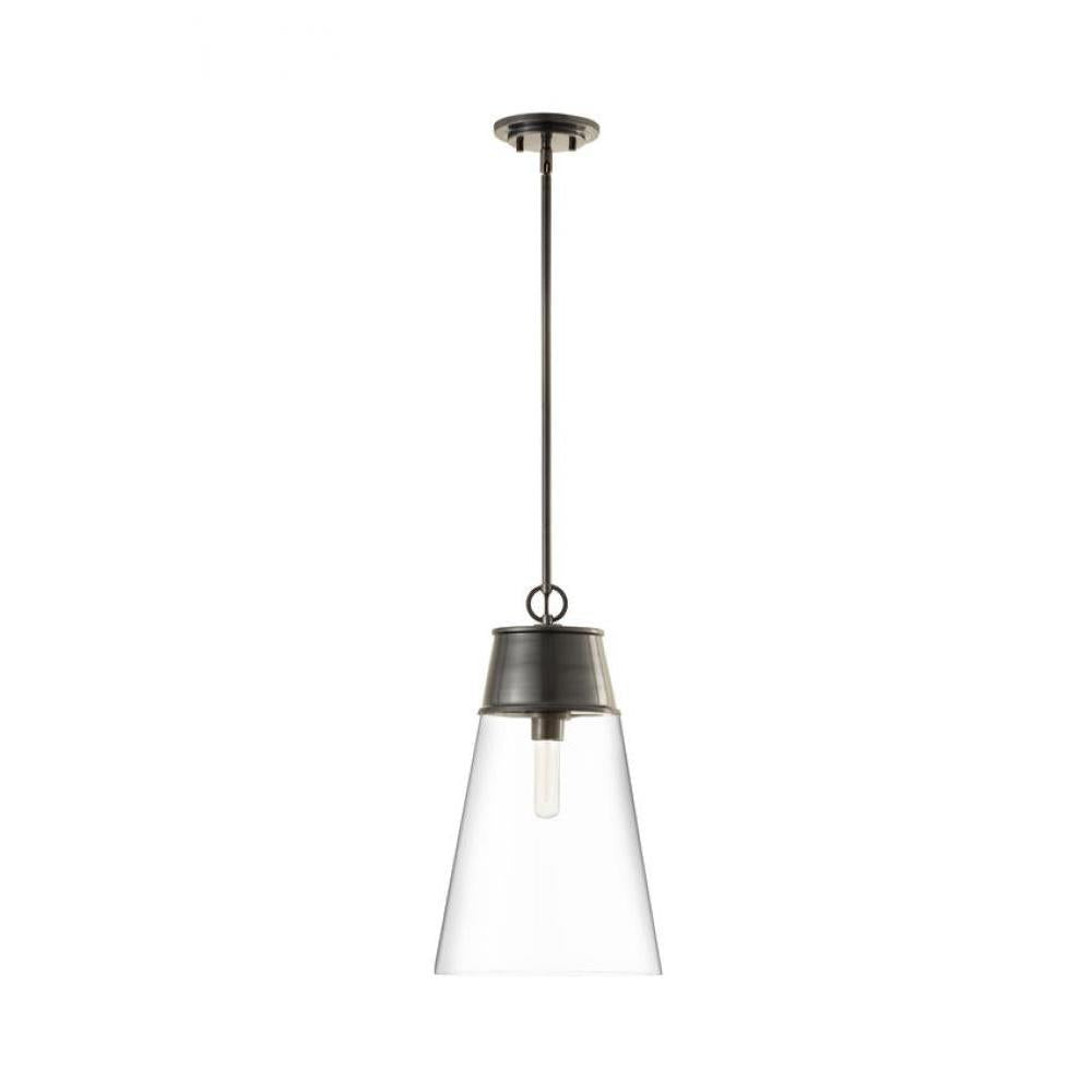 1 Light Pendant-Clear