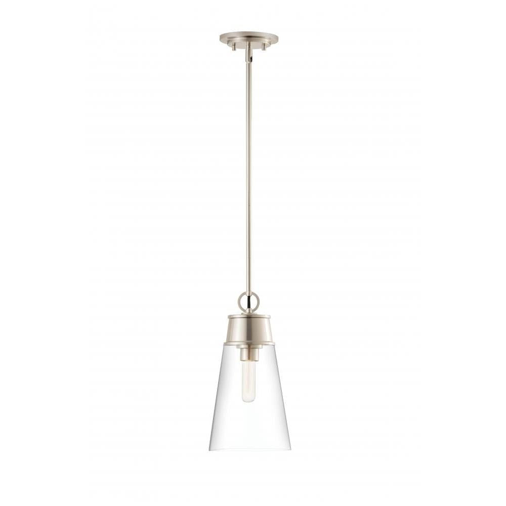 1 Light Pendant-Clear