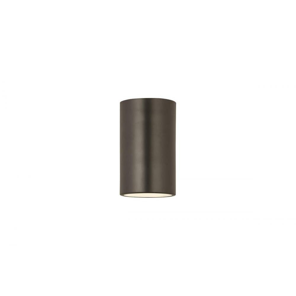 1 Light Flush Mount Light-Bronze