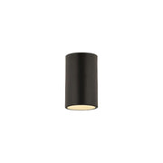 1 Light Flush Mount Light-Matte Black