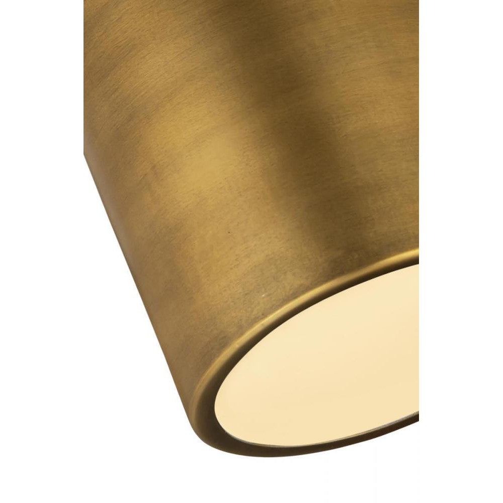 Z-Lite Lighting 2302F1-RB Flush Mount Industrial - Brass