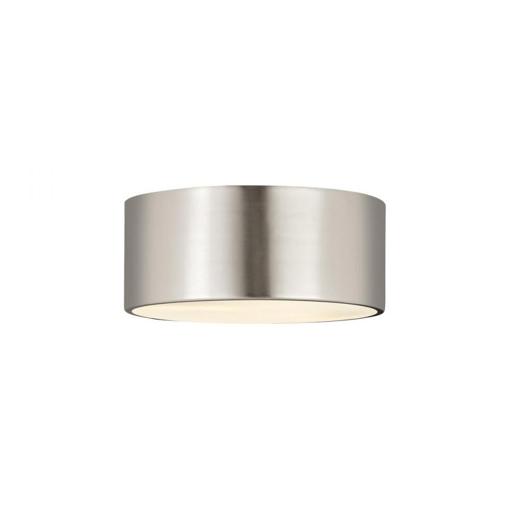 2 Light Flush Mount Light-Brushed Nickel