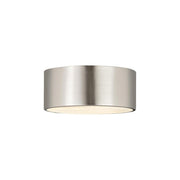2 Light Flush Mount Light-Brushed Nickel